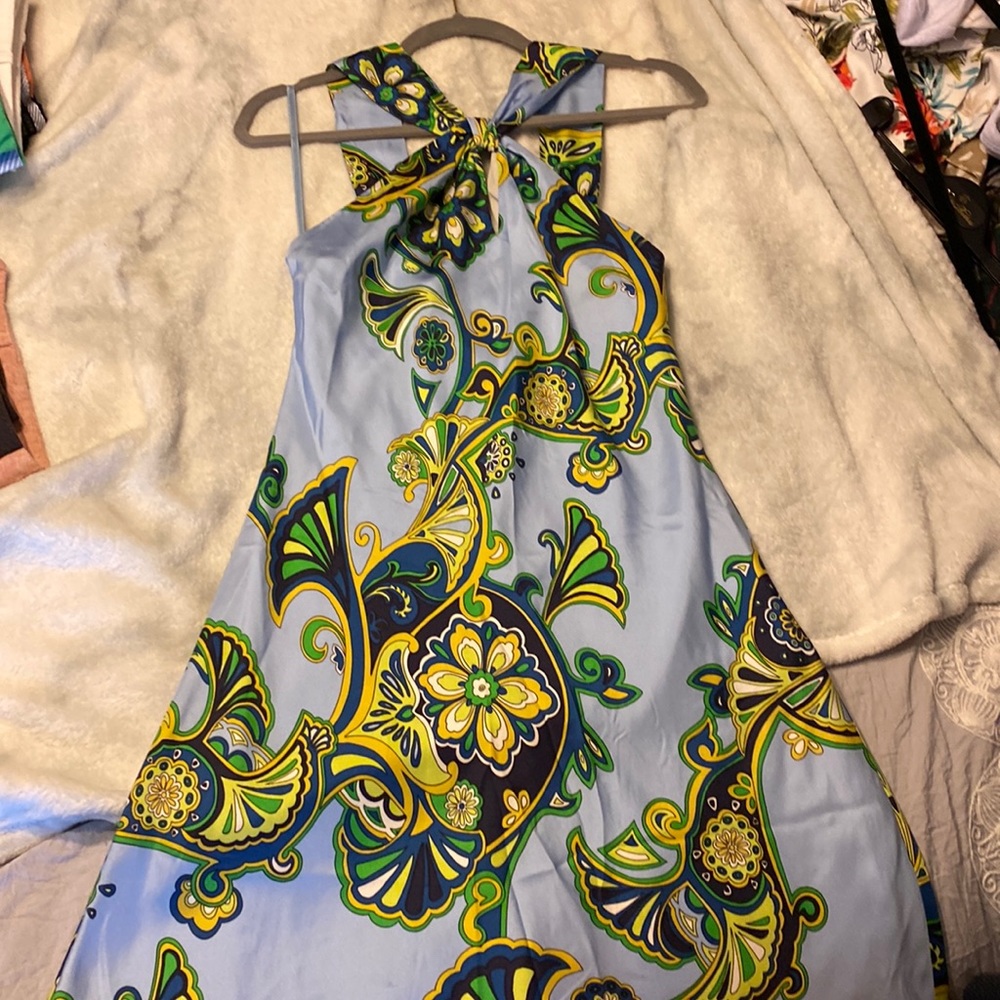 100% silk sundress